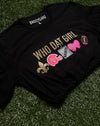 “WHO DAT GIRL TEE” Cropped