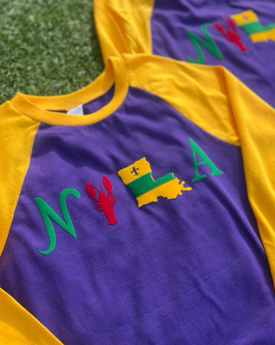 “Mardi Gras SZN Tee” Kids-Adults Unisex