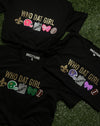 “WHO DAT GIRL TEE” Cropped