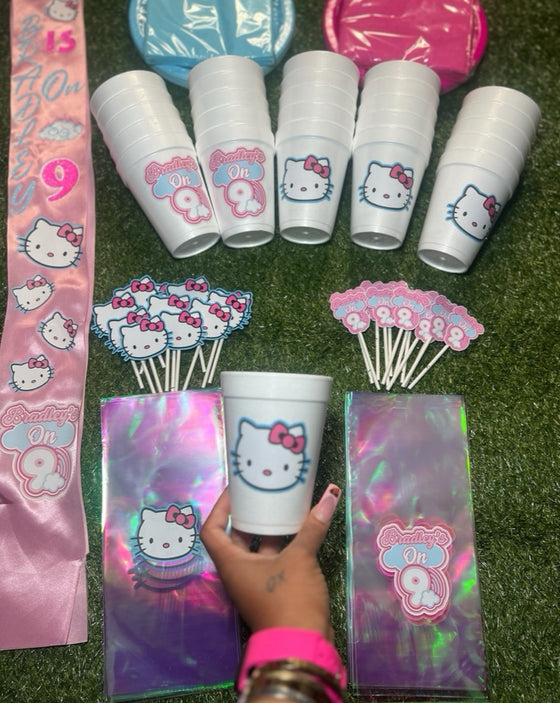 “Picture Cups” (5) Styrofoam