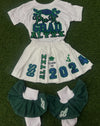 “Kids Grad Pleated Set” (No Ruffle Sleeves)