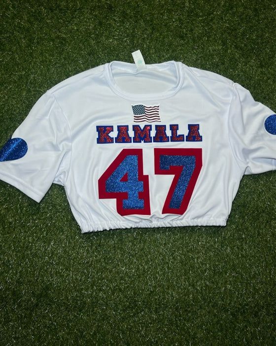 “Limited Edition, POTUS Jersey Tee” (Cropped) Adults