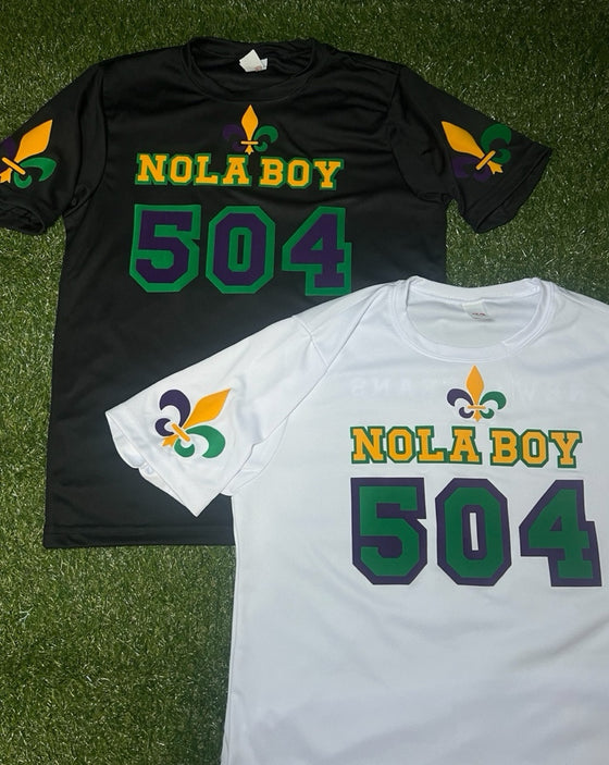 “Mardi Gras Jersey Tee” (2 Colors) Boys