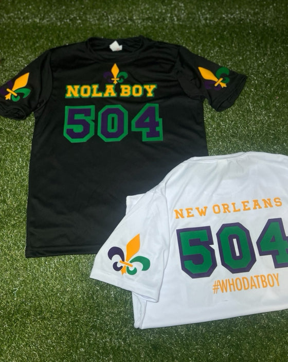 “Mardi Gras Jersey Tee” (2 Colors) Boys