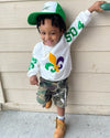 “504 X Fleur De Lis Sweatshirt” Infant&Youth (White)(Unisex)