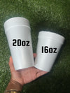 “Picture Cups” (5) Styrofoam